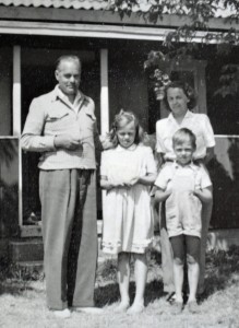 Familjen Fridegård – Jan, Gudrun, Aase och Stefan